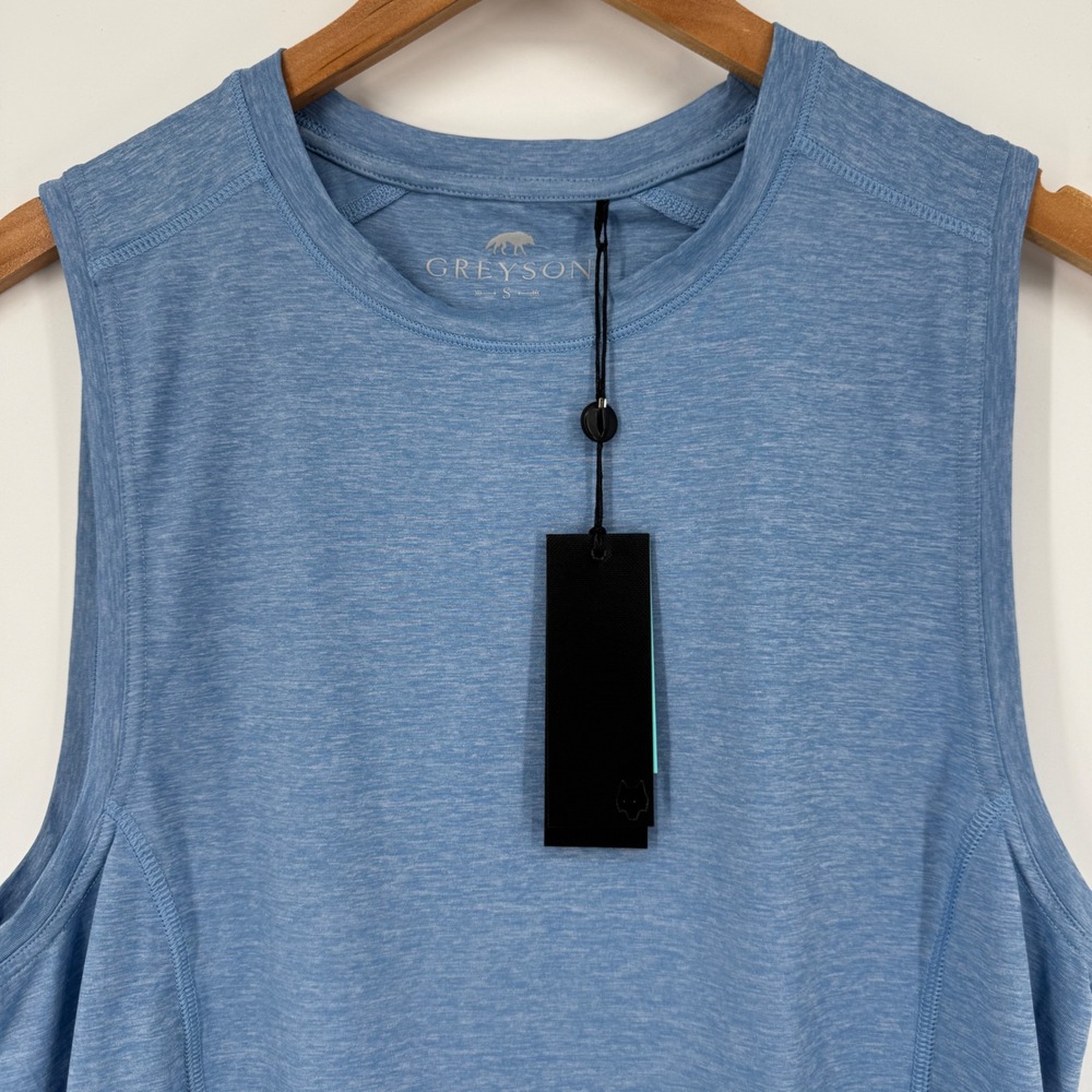 GREYSON‎ Men's Blue Performance Athletic Sleeveless Tank Top Small NWT
